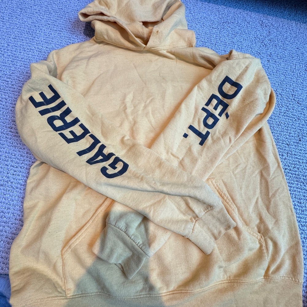 Yellow Gallery Dept Hoodie Men Medium